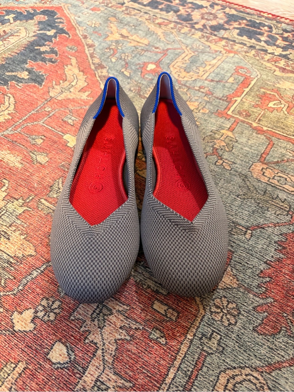 Rothy’s The Flat gray ballet flat size 7.5